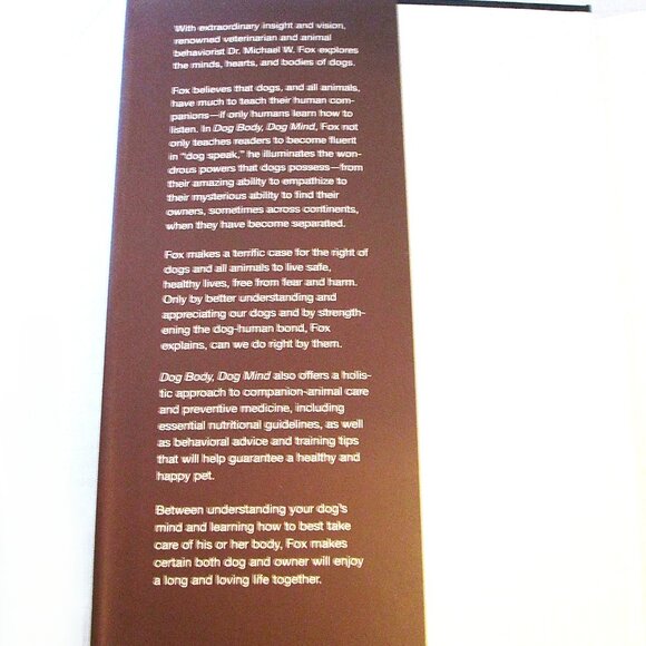 Dog Body, Dog Mind book, Exploring Your Dog's Consciousness & Total Well-Being b - Picture 3 of 8